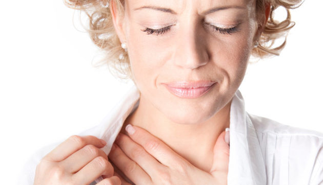 Дискомфорт во время глотания
