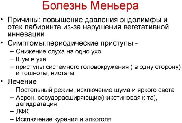 Болезнь Меньера