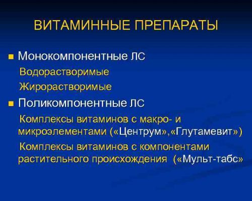 Витаминные