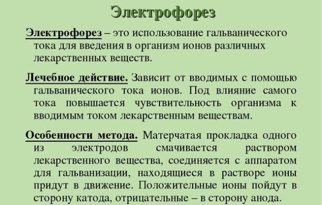 Электрофорез