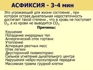 Парез может привести к асфиксии