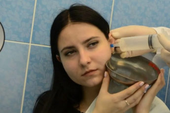 Промывание серной пробки